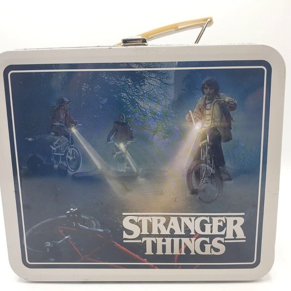 Vintage Loungefly Stranger Things Lunch Box Metal Rare Collectible Netflix - Picture 1 of 13
